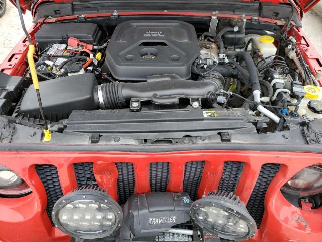 1C4GJXANXLW110361 - 2020 JEEP WRANGLER SPORT RED photo 12