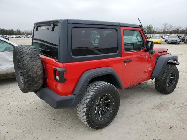 1C4GJXANXLW110361 - 2020 JEEP WRANGLER SPORT RED photo 3