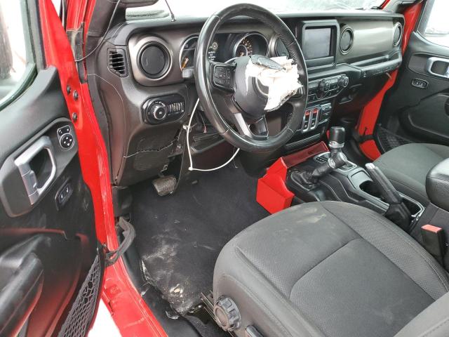 1C4GJXANXLW110361 - 2020 JEEP WRANGLER SPORT RED photo 8