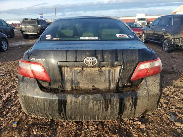 4T1BE46K57U729524 - 2007 TOYOTA CAMRY CE BLACK photo 6