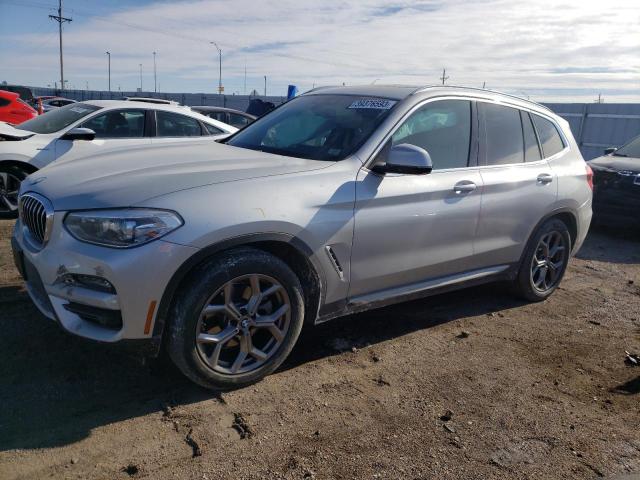 5UXTY5C0XM9H27955 - 2021 BMW X3 XDRIVE30I Silber Foto 1