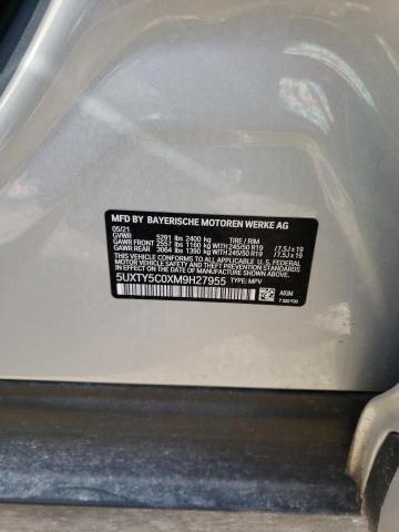 5UXTY5C0XM9H27955 - 2021 BMW X3 XDRIVE30I Silber Foto 13