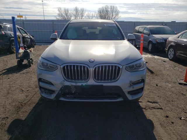 5UXTY5C0XM9H27955 - 2021 BMW X3 XDRIVE30I SILVER photo 5