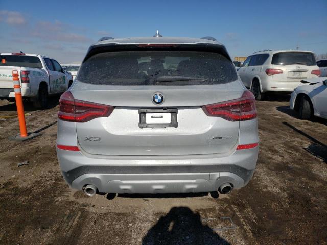5UXTY5C0XM9H27955 - 2021 BMW X3 XDRIVE30I Silber Foto 6