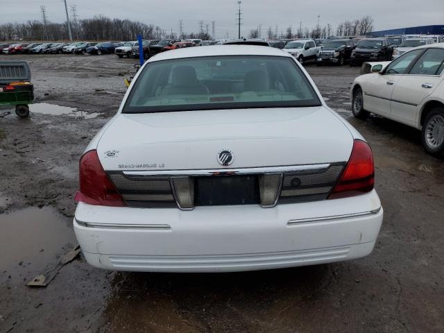 2MEBM7FV8AX624316 - 2010 MERCURY GRAND MARQ LS WHITE photo 6