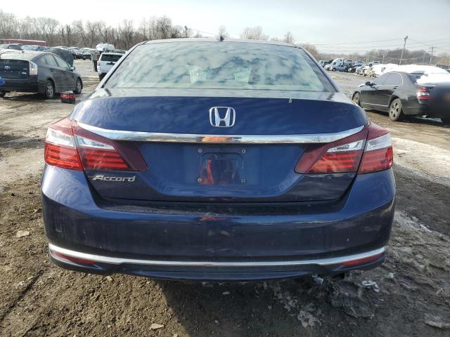 1HGCR2F81GA115210 - 2016 HONDA ACCORD EXL BLUE photo 6