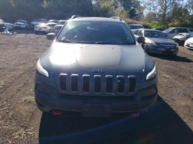 1C4PJMBS6FW682048 - 2015 JEEP CHEROKEE TRAILHAWK 灰色 照片 5