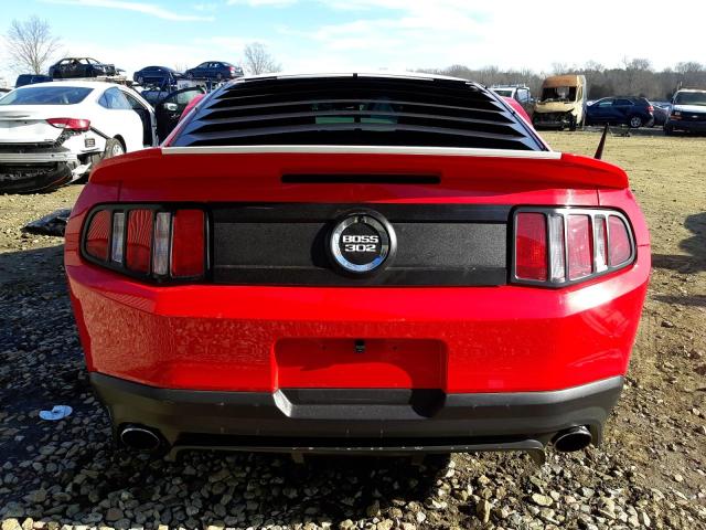 1ZVBP8CU0C5274563 - 2012 FORD MUSTANG BOSS 302 RED photo 6