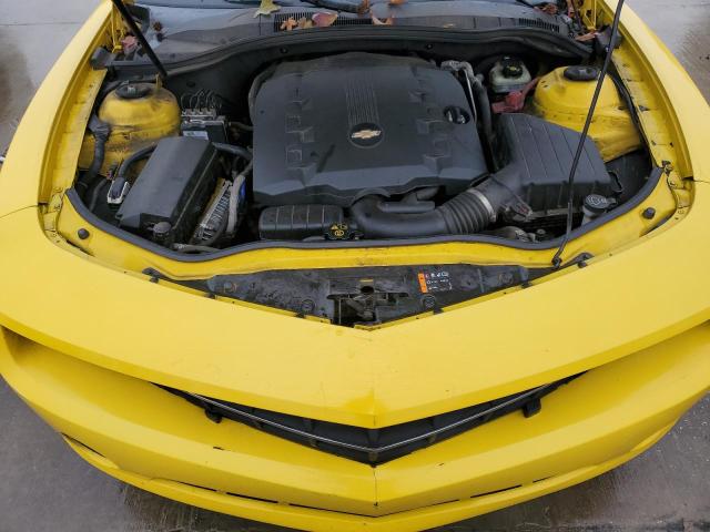 2G1FA1E31D9191416 - 2013 CHEVROLET CAMARO LS YELLOW photo 11