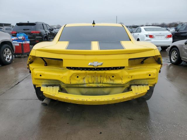 2G1FA1E31D9191416 - 2013 CHEVROLET CAMARO LS YELLOW photo 6