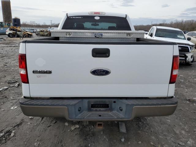 1FTPW14554KB32271 - 2004 FORD F-150 SUPERCREW WHITE photo 6