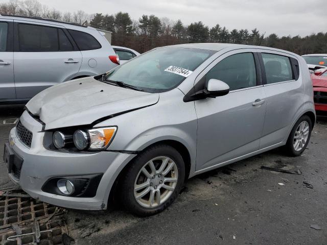 1G1JC6SG3D4201469 - 2013 CHEVROLET SONIC LT SILVER photo 1