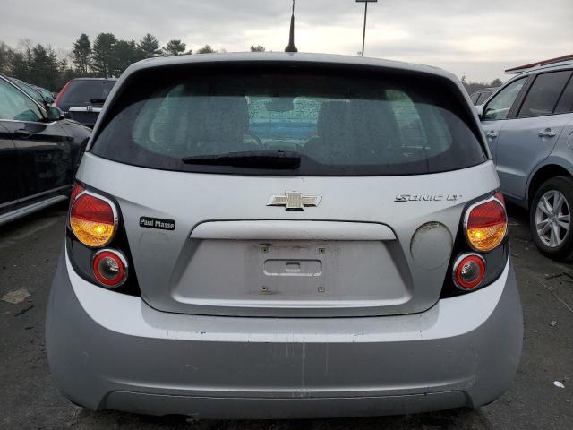 1G1JC6SG3D4201469 - 2013 CHEVROLET SONIC LT SILVER photo 6