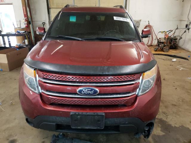 1FM5K8F81EGA26659 - 2014 FORD EXPLORER LIMITED BURGUNDY photo 5