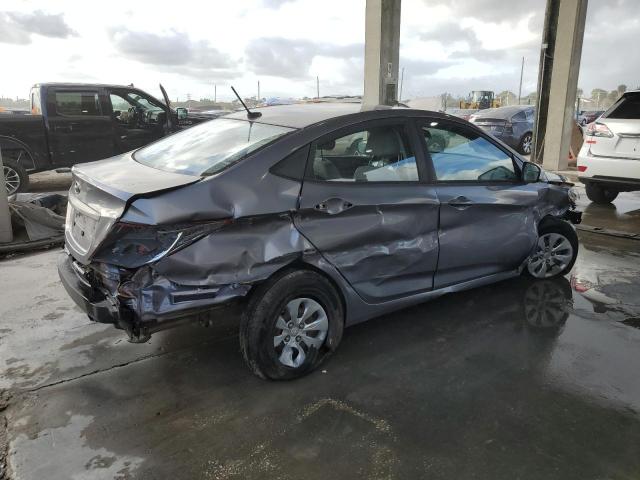 KMHCT4AE3GU124137 - 2016 HYUNDAI ACCENT SE GRAY photo 3