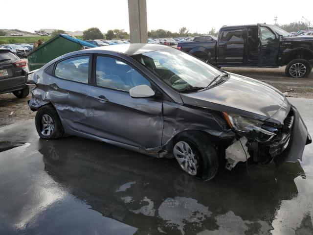 KMHCT4AE3GU124137 - 2016 HYUNDAI ACCENT SE GRAY photo 4