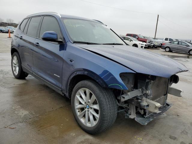 5UXWZ7C39H0V88361 - 2017 BMW X3 SDRIVE28I BLUE photo 4