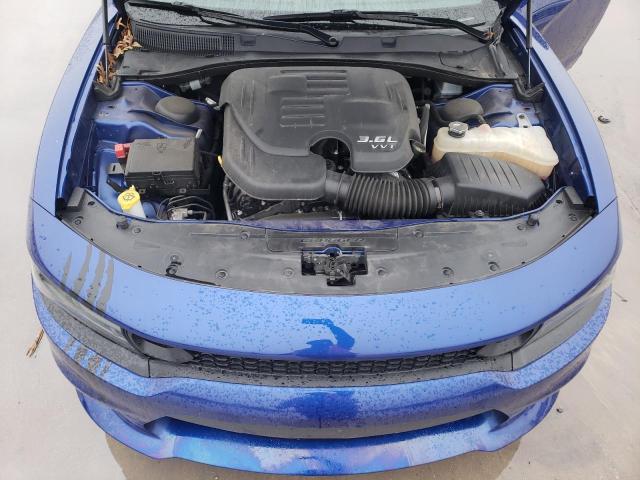 2C3CDXHG3NH172851 - 2022 DODGE CHARGER GT BLUE photo 11