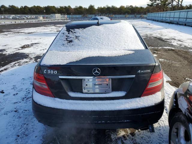 WDDGF8AB2DR270950 - 2013 MERCEDES-BENZ C 300 4MATIC BLACK photo 6