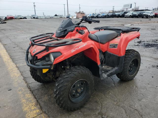 3JBLGAR27HJ004322 - 2017 CAN-AM OUTLANDER 450 RED photo 2