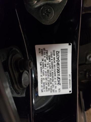 2HGFA166X9H343112 - 2009 HONDA CIVIC LX-S Qara foto 12