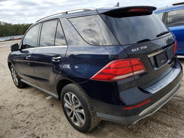 4JGDA5JB7GA714428 - 2016 MERCEDES-BENZ GLE 350 BLUE photo 2