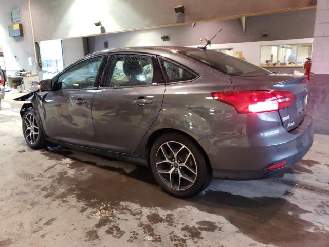 1FADP3H26HL256860 - 2017 FORD FOCUS SEL GRAY photo 2