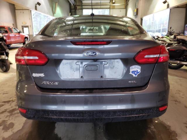 1FADP3H26HL256860 - 2017 FORD FOCUS SEL GRAY photo 6
