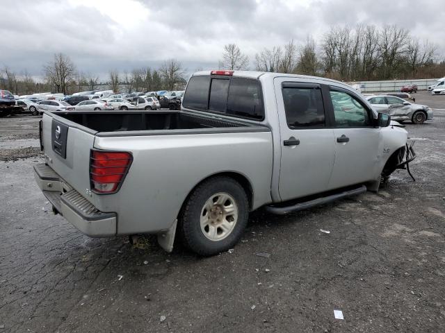 1N6AA07A74N586797 - 2004 NISSAN TITAN XE SILVER photo 3