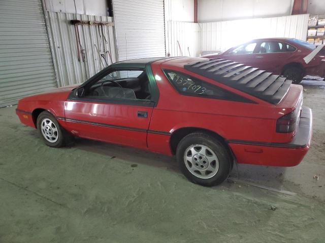 1B3BA44K5JG394145 - 1988 DODGE DAYTONA RED photo 2