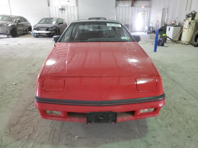 1B3BA44K5JG394145 - 1988 DODGE DAYTONA RED photo 5