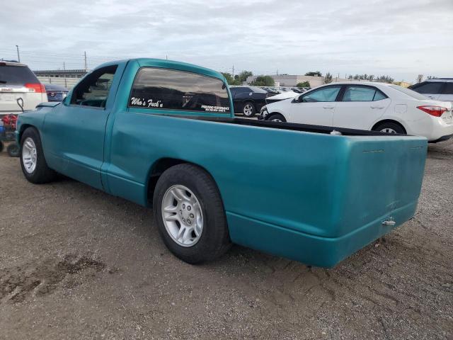 1B7FL26P7VS233385 - 1997 DODGE DAKOTA TEAL photo 2