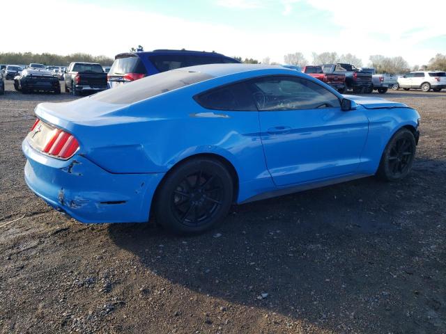1FA6P8AM8H5228953 - 2017 FORD MUSTANG BLUE photo 3