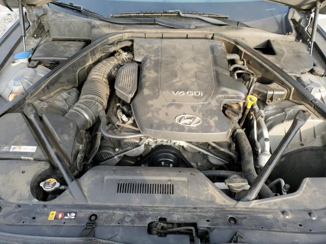 KMHGN4JE5FU094102 - 2015 HYUNDAI GENESIS 3.8L GRAY photo 11