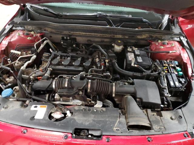 1HGCV1F17MA055955 - 2021 HONDA ACCORD LX RED photo 11