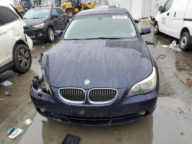 WBANB335X4B112482 - 2004 BMW 545 I BLUE photo 5