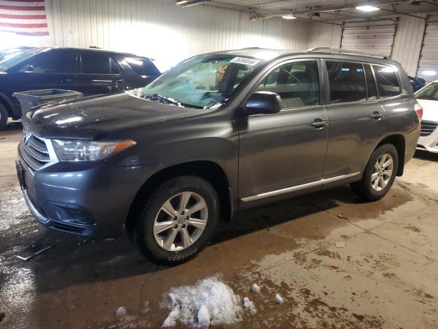 5TDBK3EH4BS054727 - 2011 TOYOTA HIGHLANDER BASE GRAY photo 1