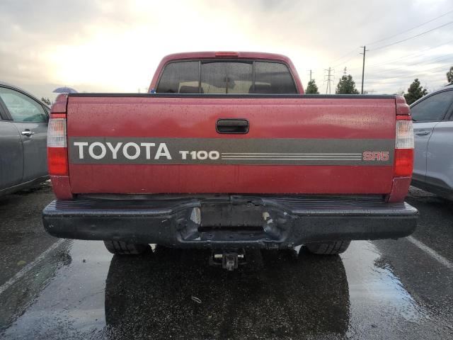 JT4TN14D9V0030106 - 1997 TOYOTA T100 XTRACAB SR5 RED photo 6