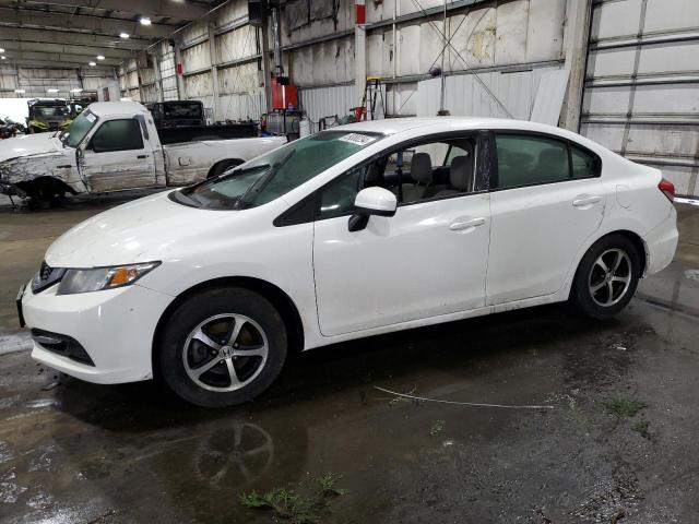 19XFB2F7XFE087829 - 2015 HONDA CIVIC SE WHITE photo 1