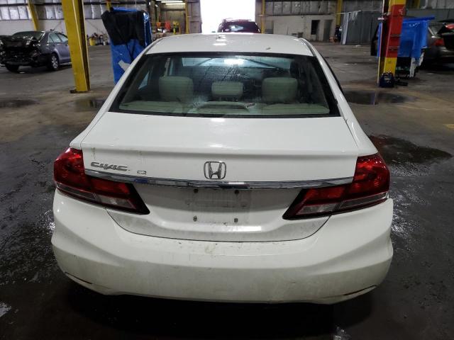 19XFB2F7XFE087829 - 2015 HONDA CIVIC SE WHITE photo 6