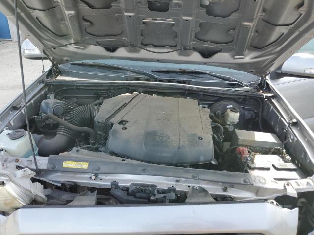 5TFJU4GN4FX075804 - 2015 TOYOTA TACOMA DOUBLE CAB PRERUNNER SILVER photo 11