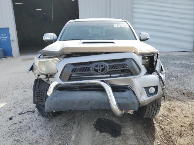 5TFJU4GN4FX075804 - 2015 TOYOTA TACOMA DOUBLE CAB PRERUNNER SILVER photo 5
