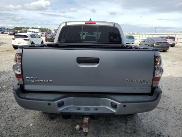 5TFJU4GN4FX075804 - 2015 TOYOTA TACOMA DOUBLE CAB PRERUNNER SILVER photo 6