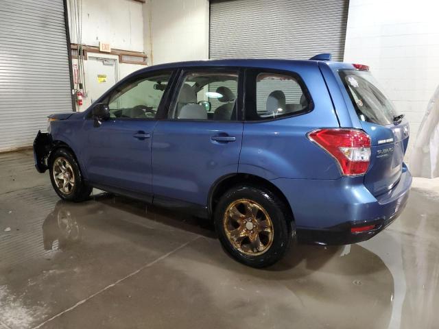 JF2SJAAC7GH513926 - 2016 SUBARU FORESTER 2.5I BLUE photo 2