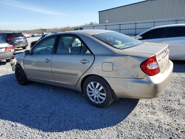 4T1BE32K24U877433 - 2004 TOYOTA CAMRY XLE LE BEIGE photo 2