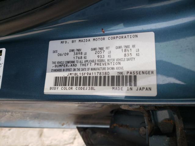 JM1BL1SF9A1178380 - 2010 MAZDA 3 I BLUE photo 12