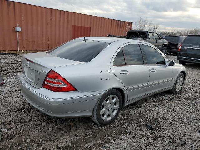 WDBRF84J35F613126 - 2005 MERCEDES-BENZ C 320 4MATIC SILVER photo 3