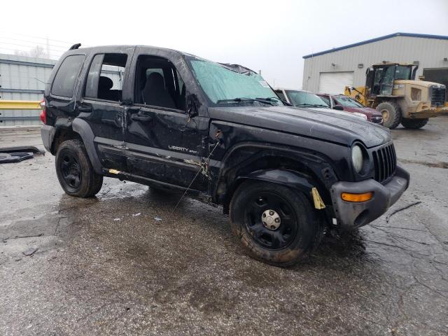 1J4GL48K33W510082 - 2003 JEEP LIBERTY SPORT BLACK photo 4