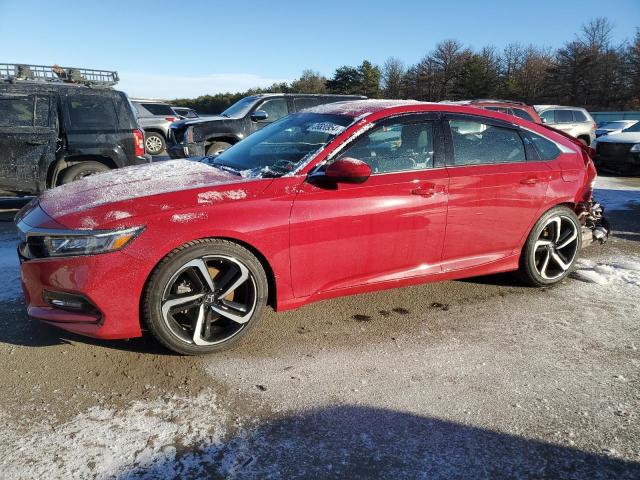 1HGCV1F34KA029666 - 2019 HONDA ACCORD SPORT RED photo 1