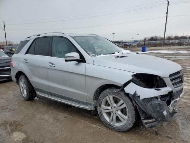 4JGDA5HB6DA123945 - 2013 MERCEDES-BENZ ML 350 4MATIC SILVER photo 4